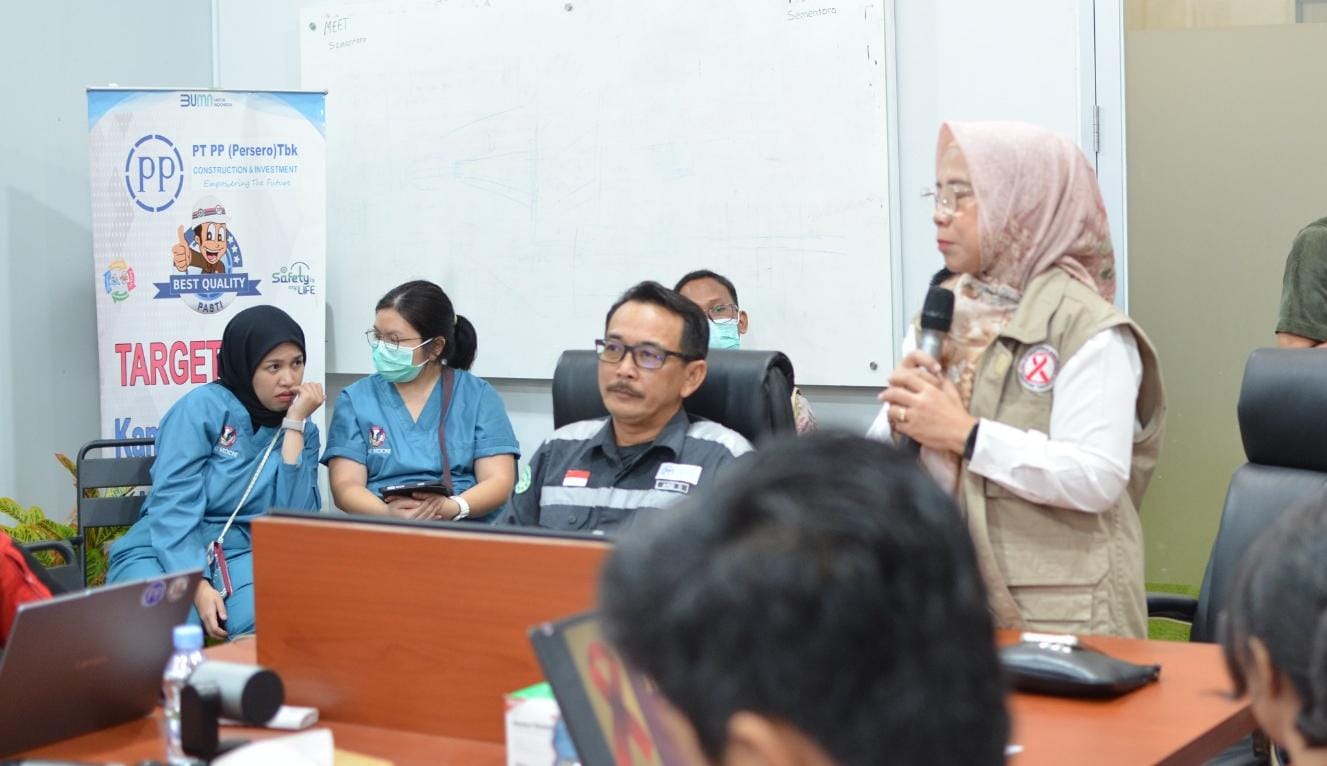 Sosialisasi HIV/AIDS di PIK 2 libatkan KPA, tenaga kesehatan, dan pekerja proyek untuk dorong pencegahan serta edukasi di lingkungan kerja.