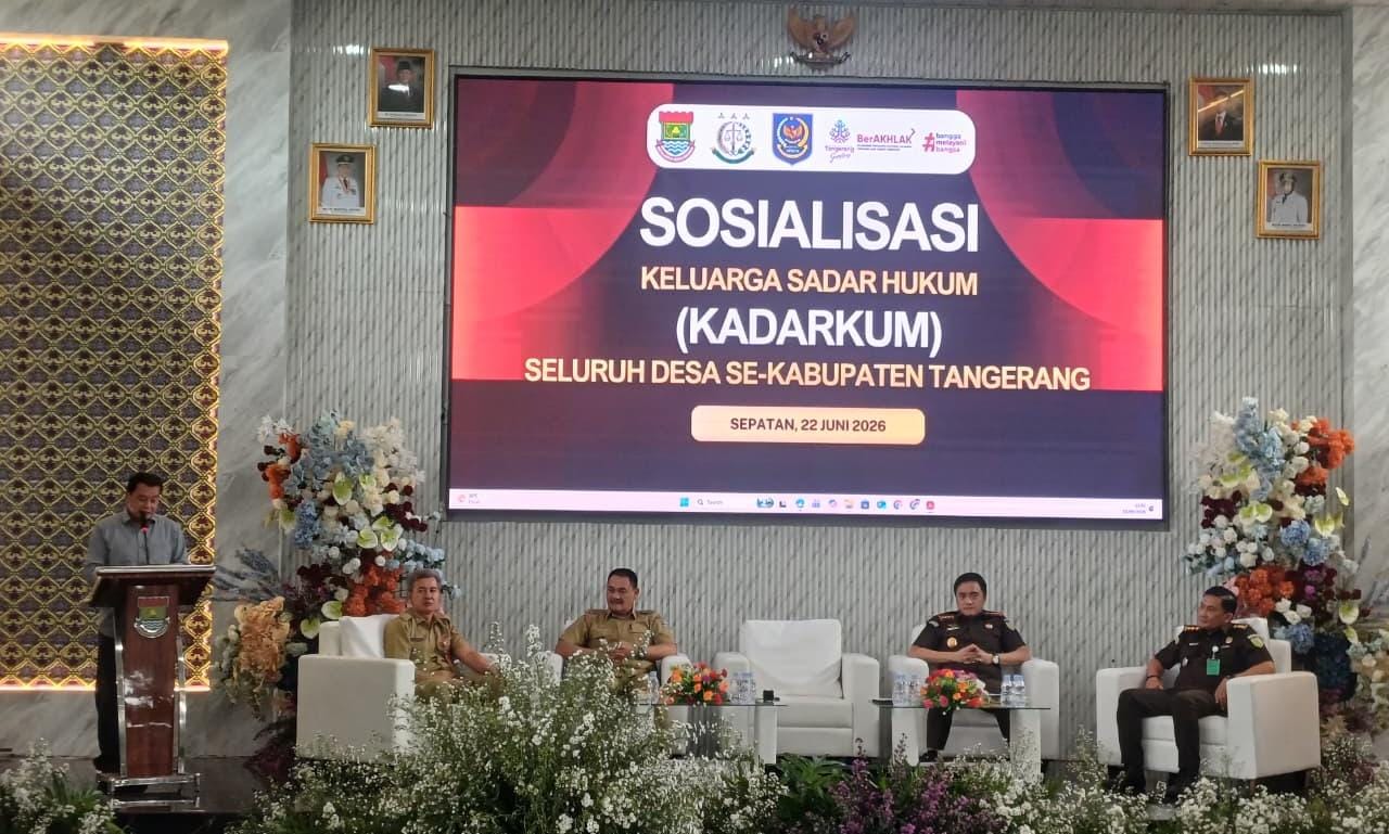 Program Kadarkum Kejari Tangerang dorong budaya sadar hukum, tata kelola desa yang baik, dan pencegahan pelanggaran hukum.