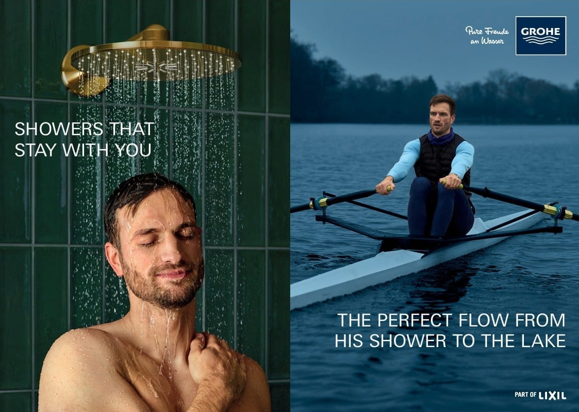 GROHE menghadirkan konsep Showers That Stay with You, menjadikan pengalaman mandi sebagai bagian penting dari gaya hidup modern.
