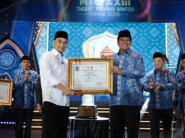 Kafilah Kabupaten Tangerang Kembali Sabet Juara Umum MTQ XXIII Provinsi Banten