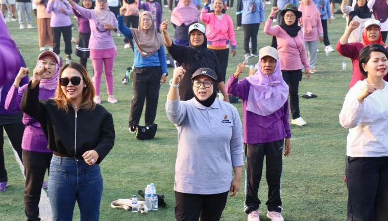 Intan Nurul Hikmah menegaskan KORMI menjadi wadah membangun masyarakat Kabupaten Tangerang yang sehat, aktif, dan bahagia.
