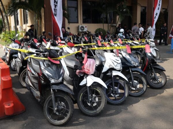 Polda Banten Buka Pengecekan 13 Motor Hasil Curanmor, Bawa STNK atau BPKB