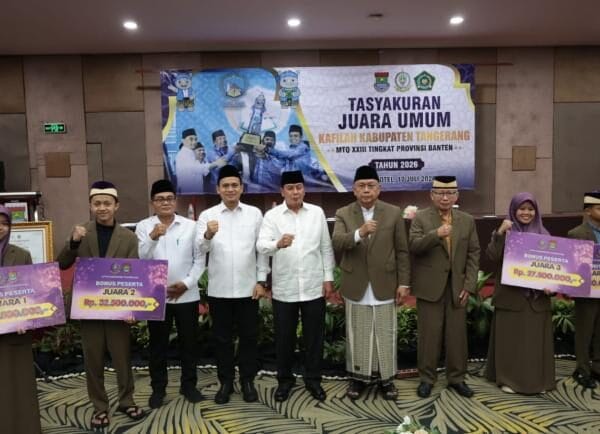 Maesyal Rasyid Dorong Pembinaan Berkelanjutan Usai Kabupaten Tangerang Juara MTQ Banten