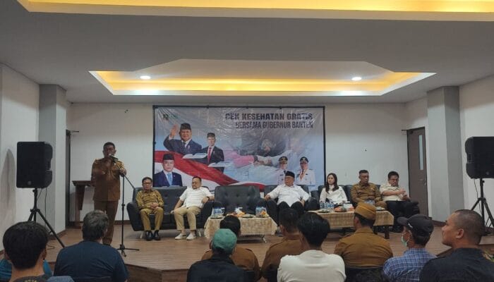 Capaian CKG Tangsel mencapai 48 persen dan melampaui target Banten. Andra Soni mendorong cakupan pemeriksaan hingga 55 persen.