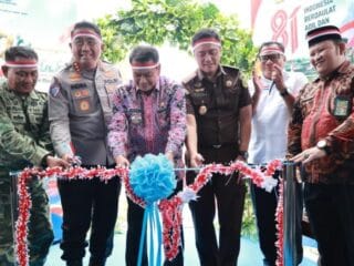 Diresmikan Bupati Maesyal, Jembatan Garuda Merah Putih Jadi Akses Penting Warga Pangadegan