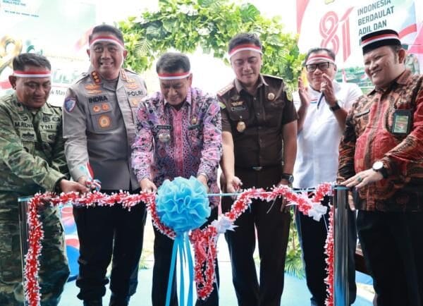 Diresmikan Bupati Maesyal, Jembatan Garuda Merah Putih Jadi Akses Penting Warga Pangadegan