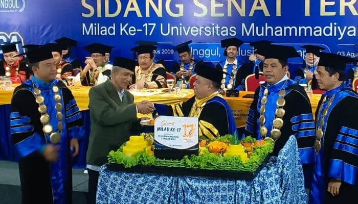 Universitas Muhammadiyah Tangerang menegaskan komitmen menuju kampus berkelas dunia melalui penguatan akademik dan inovasi.