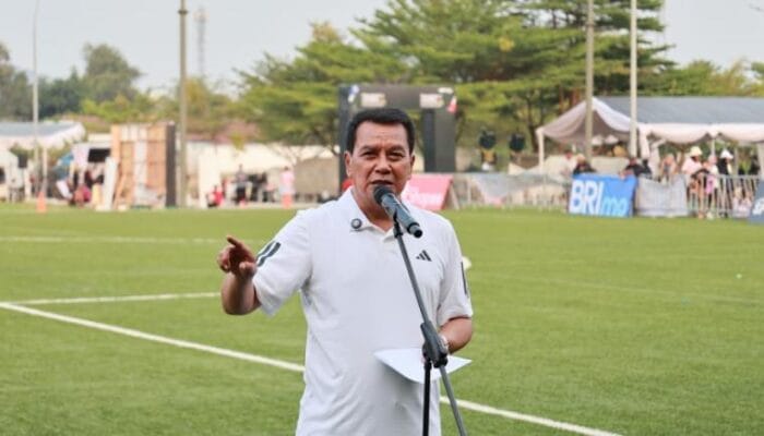 Bupati Tangerang Maesyal Rasyid mengapresiasi Rajawali Junior League 2026 sebagai wadah pembinaan bibit sepak bola sejak usia dini.