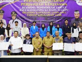 26 Perguruan Tinggi Resmi Jadi Mitra Beasiswa Tangerang Gemilang, Ini Jumlah Penerimanya