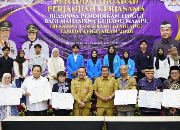 26 Perguruan Tinggi Resmi Jadi Mitra Beasiswa Tangerang Gemilang, Ini Jumlah Penerimanya