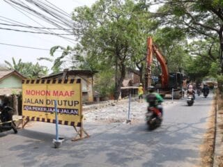 Jalan Marsekal Suryadarma Tangerang Terapkan Contraflow Selama Proyek Rekonstruksi