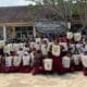 Kelompok 10 KKN UIN SMH Banten menggelar program mengajar dan edukasi ecoprint untuk 67 siswa SDN 1 Curugpanjang.