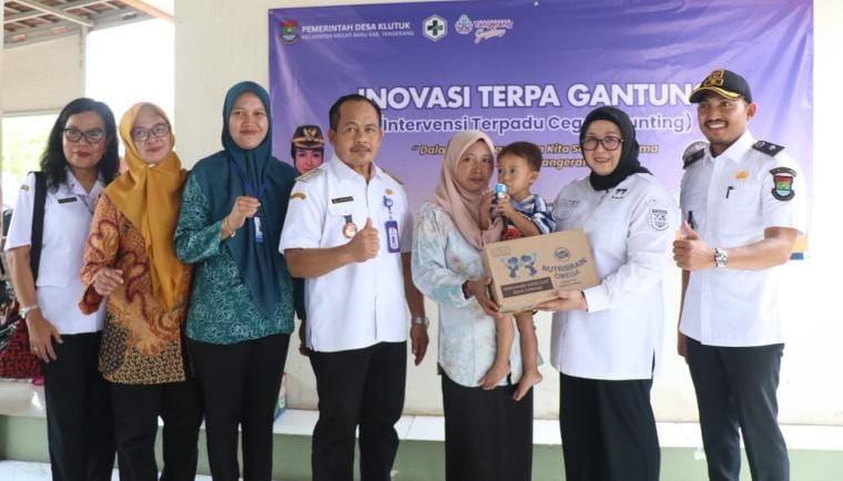 INOVASI TERPA GANTUNG dicanangkan di Desa Klutuk sebagai langkah baru memperkuat pencegahan dan penanganan stunting.
