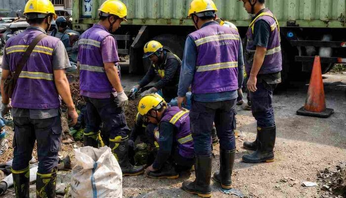 Aliran air Kosambi Barat kembali normal. PERUMDAM TKR memastikan pelayanan stabil dengan terus memantau tekanan dan distribusi air.
