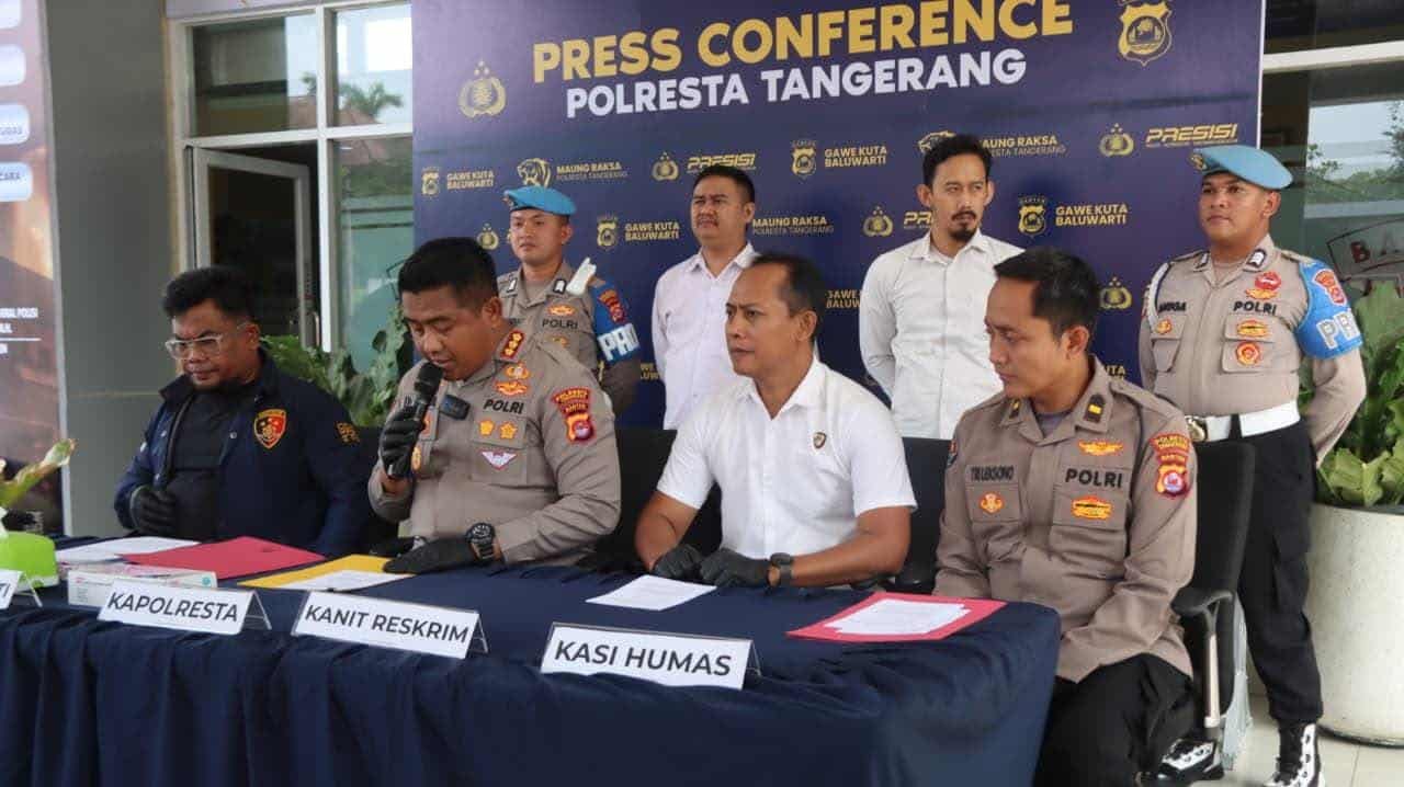 Lima pelaku pengeroyokan dan kekerasan seksual di Panongan ditangkap polisi setelah sempat melarikan diri ke Pemalang.