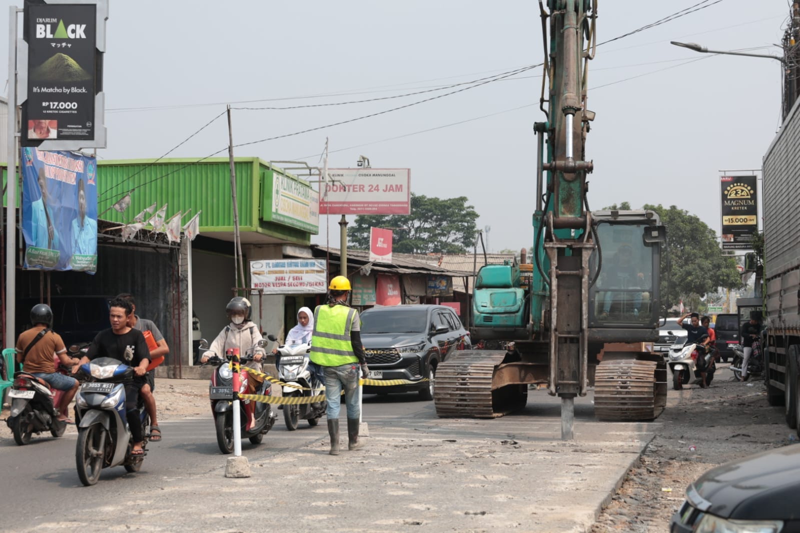 Rekonstruksi Jalan Cangkudu–Cisoka sepanjang 1.380 meter dibagi dua segmen dengan anggaran Rp12,1 miliar dari APBD 2026.