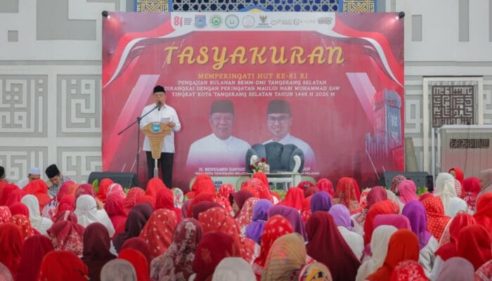 Tasyakuran HUT ke-81 RI di Tangsel menjadi momentum memperkuat kerukunan, persatuan, dan gotong royong warga.