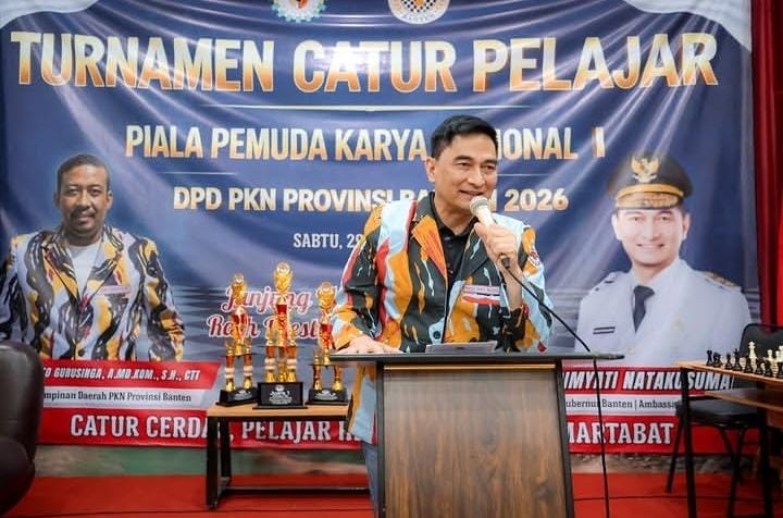 Turnamen catur pelajar Banten mendapat apresiasi Wagub Dimyati karena dinilai mampu mengasah mental dan kemampuan kognitif.
