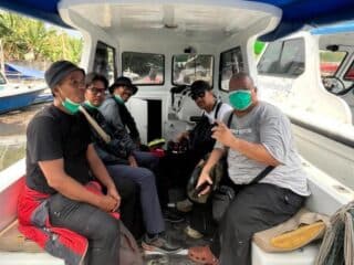 Pencarian lima jurnalis yang hilang kontak usai menuju Gunung Anak Krakatau terus dilakukan Polda Banten bersama Basarnas dan tim gabungan.