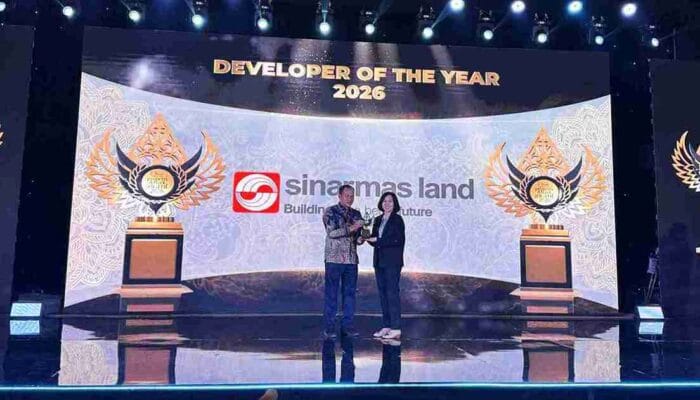 Sinar Mas Land dinobatkan sebagai Developer of the Year di IPBA 2026 atas konsistensinya mengembangkan kawasan terintegrasi dan berkelanjutan.