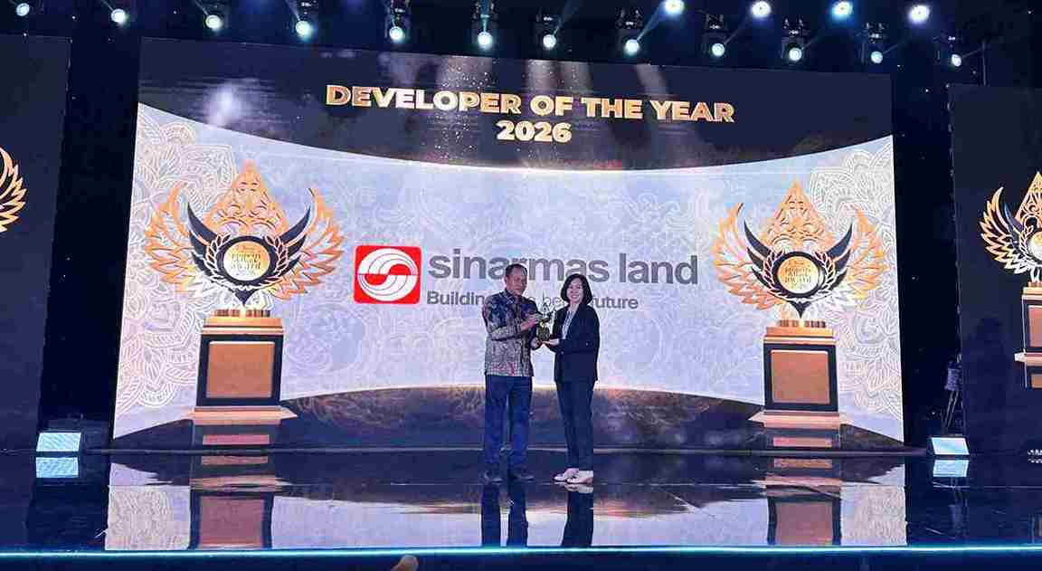 Sinar Mas Land dinobatkan sebagai Developer of the Year di IPBA 2026 atas konsistensinya mengembangkan kawasan terintegrasi dan berkelanjutan.
