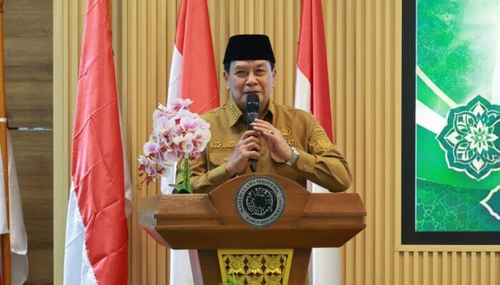 Bupati Maesyal mengapresiasi MUI Kabupaten Tangerang yang meraih ISO 9001:2015 sebagai bukti penguatan tata kelola organisasi.