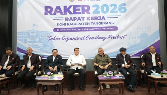 Maesyal Rasyid meminta KONI dan Pengcab Kabupaten Tangerang memperkuat komunikasi serta kolaborasi jelang Porprov Banten.