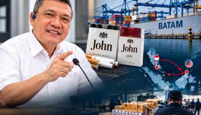 Rokok John JDB sebanyak 1,6 juta batang disita di Malaysia. BCW mendorong penelusuran asal produksi dan jalur distribusinya.