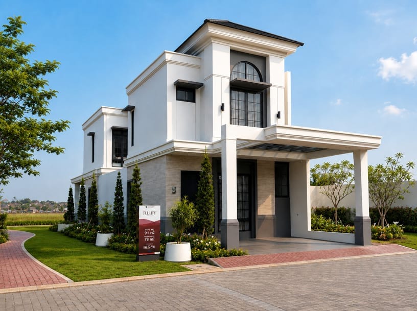 Ruby at The Ridge hadir di Harvest City Cileungsi dengan desain American Classic, dua tipe rumah, dan harga mulai Rp1,3 miliar.