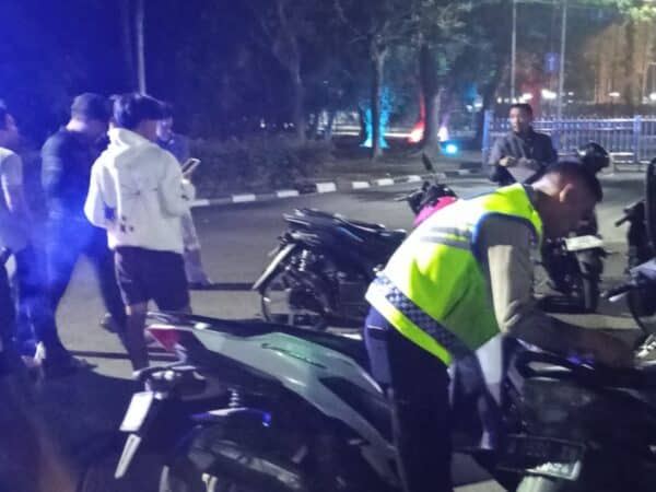 Polisi Gerebek Balap Liar di Puspemkab Tangerang, 2 Motor Tanpa Pelat