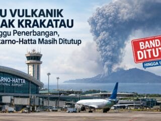 Penutupan Bandara Soekarno-Hatta Diperpanjang hingga 17.30 WIB akibat Abu Vulkanik