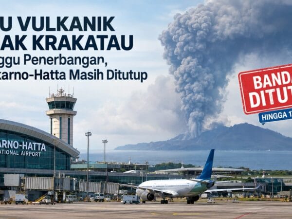 Penutupan Bandara Soekarno-Hatta Diperpanjang hingga 17.30 WIB akibat Abu Vulkanik