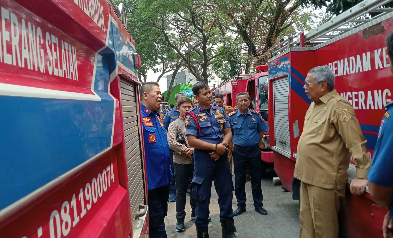 Kondisi armada Damkar Tangsel menjadi perhatian Pemkot. Dari 16 mobil pemadam, hanya enam unit yang masih prima.