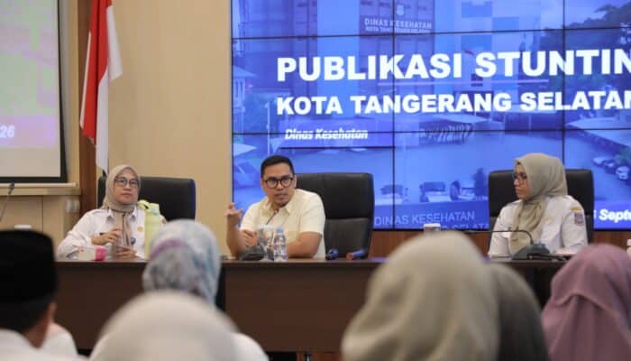 Pilar Saga menyebut stunting di Tangsel dipengaruhi banyak faktor, mulai dari gizi, lingkungan, kondisi rumah, hingga ekonomi keluarga.