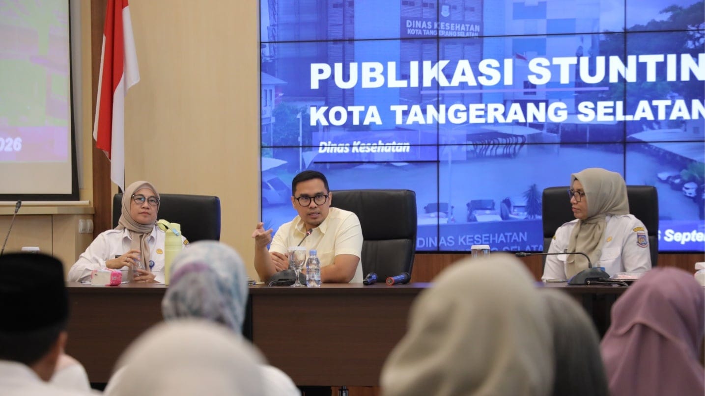 Pilar Saga menyebut stunting di Tangsel dipengaruhi banyak faktor, mulai dari gizi, lingkungan, kondisi rumah, hingga ekonomi keluarga.