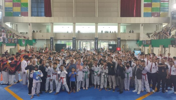 Tangsel Open Taekwondo Championship 2026 diikuti 55 kontingen dari lima provinsi sekaligus menjadi seleksi atlet Porprov Banten.