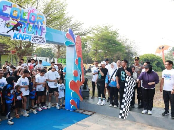 Semarak HUT Pakuhaji, Color Run KNPI Diikuti Ribuan Peserta