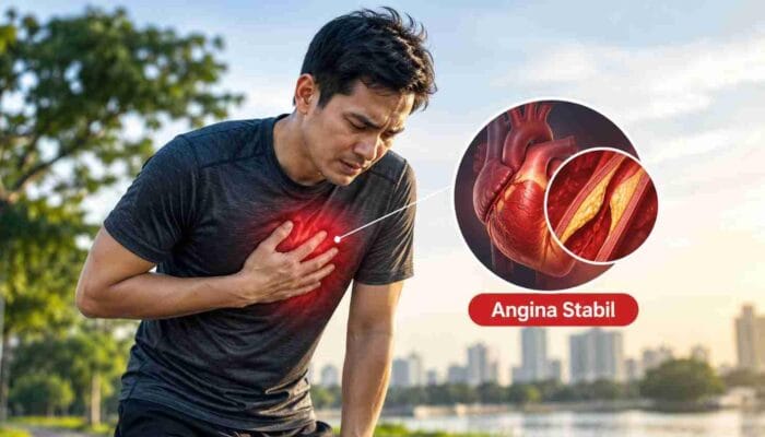 Nyeri dada saat berolahraga jangan diabaikan. Kenali angina stabil, gejala, penyebab, serta pentingnya deteksi dini dengan EKG dan treadmill.