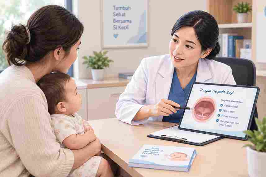 Bayi sulit menyusu belum tentu mengalami tongue tie. Kenali penyebab, tanda-tanda, dan pentingnya evaluasi menyeluruh oleh dokter serta konselor laktasi.