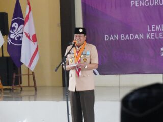 Maesyal Rasyid Resmi Kukuhkan Mabicab Pramuka Kabupaten Tangerang Masa Bakti 2025–2030
