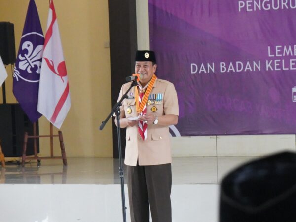 Maesyal Rasyid Resmi Kukuhkan Mabicab Pramuka Kabupaten Tangerang Masa Bakti 2025–2030