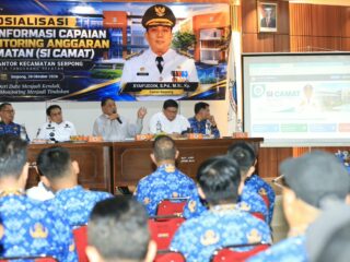 SI-CAMAT Hadir di Kecamatan Serpong, Pantau Capaian Program dan Realisasi Anggaran Lebih Cepat