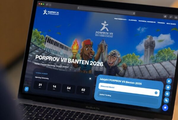 Website PORPROV VII Banten 2026 Diluncurkan, HELITA Permudah Akses Informasi