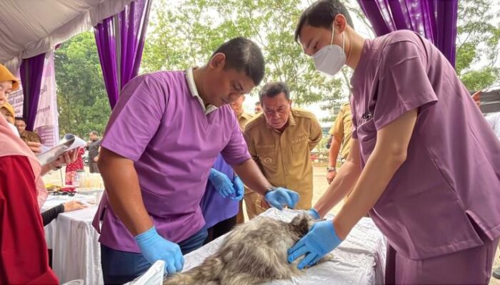 Pemkab Tangerang menyediakan vaksinasi rabies dan pemeriksaan kesehatan hewan gratis untuk mencegah penularan penyakit rabies.